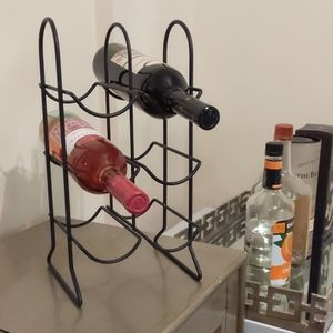 Black Wine Rack